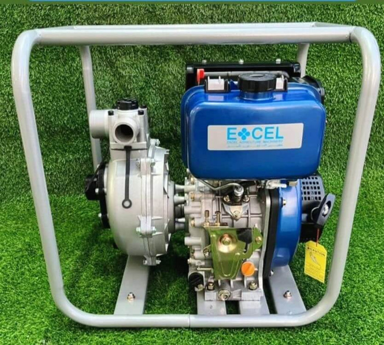 ارزانترین قیمت موتورپمپ اب ۲اینچ دیزل موتور EX178 هندلی اکسل
