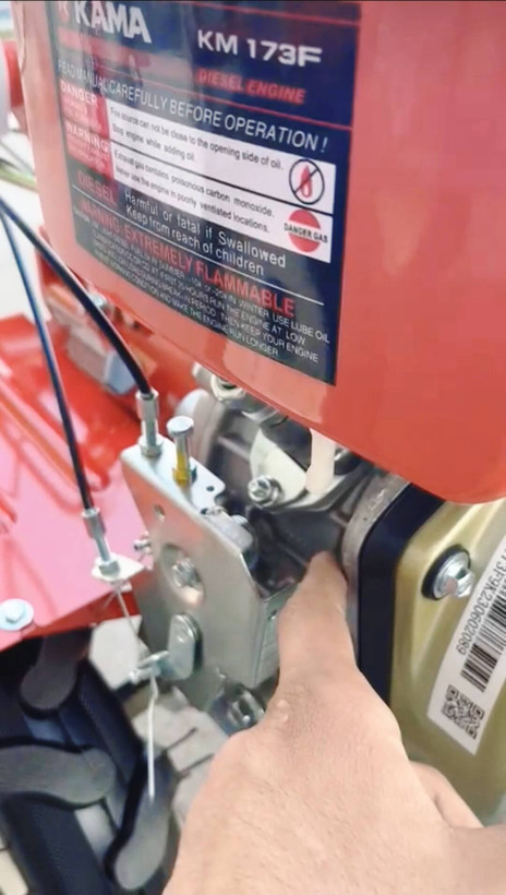 ارزانترین تیلر کولتیواتور ۱۲ اسب کاما کاما گیربکسی استارتی دیزل