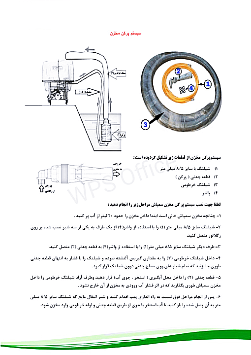 نقشه فنی رگلاتور پمپ کومت ترک